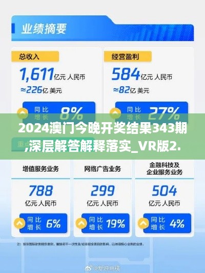 2024澳门今晚开奖结果343期,深层解答解释落实_VR版2.584