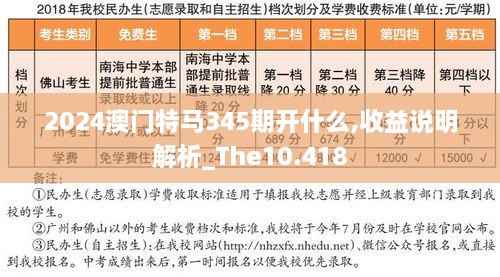 2024澳门特马345期开什么,收益说明解析_The10.418