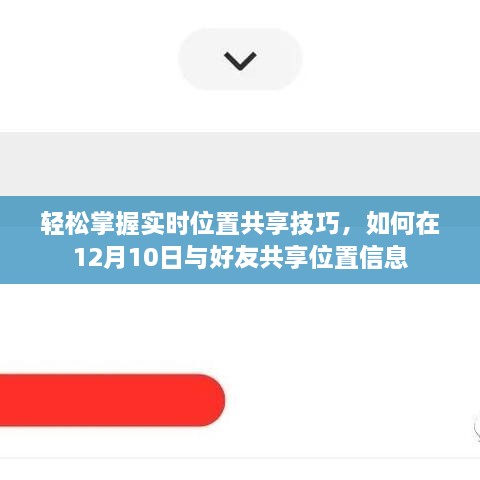 轻松掌握实时位置共享技巧，与好友共享位置信息的指南（12月10日必备）