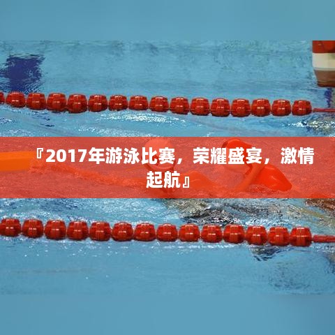 『2017年游泳比赛，荣耀盛宴，激情起航』