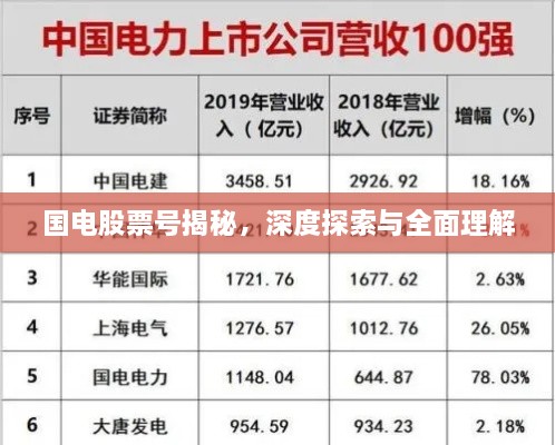 国电股票号揭秘，深度探索与全面理解