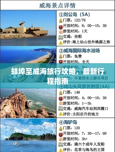 蚌埠至威海旅行攻略，最新行程指南