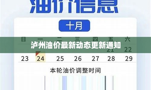 泸州油价最新动态更新通知