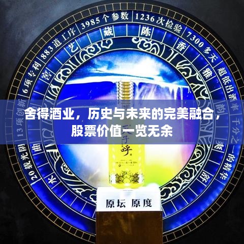 舍得酒业，历史与未来的完美融合，股票价值一览无余