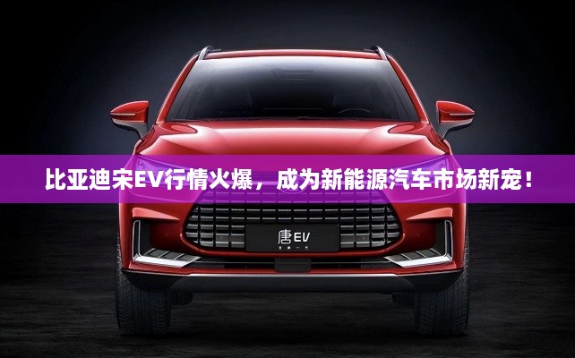 比亚迪宋EV行情火爆，成为新能源汽车市场新宠！