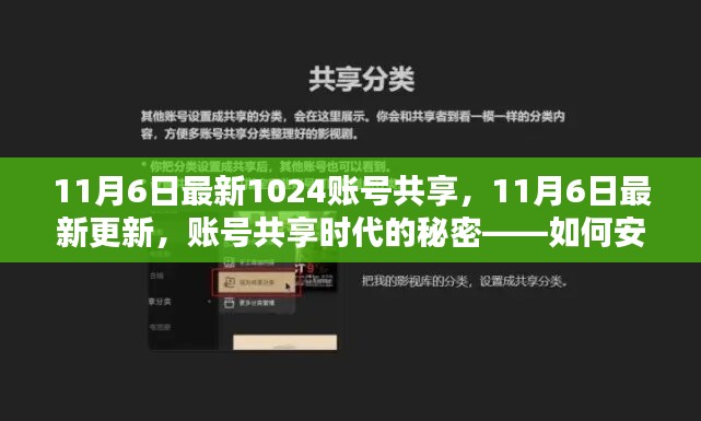 11月6日最新更新，账号共享时代的秘密——安全使用优质资源的指南