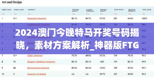 2024澳门今晚特马开奖号码揭晓，素材方案解析_神器版FTG520.85攻略