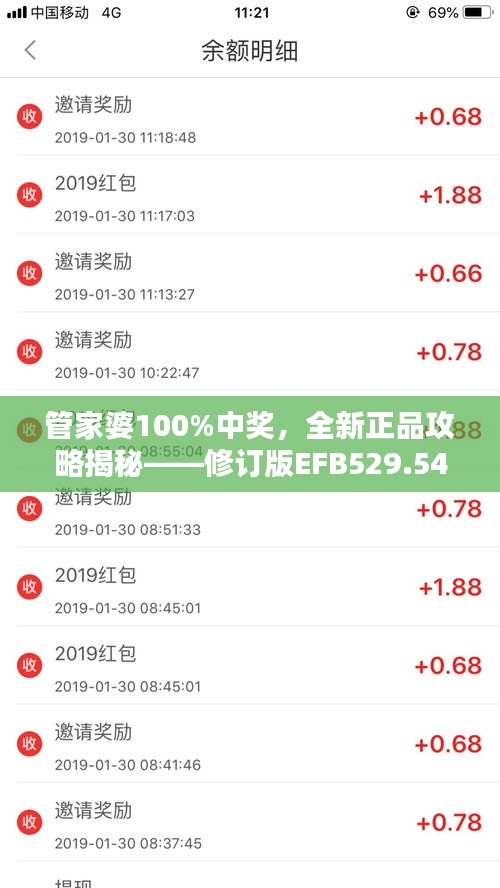 管家婆100%中奖，全新正品攻略揭秘——修订版EFB529.54