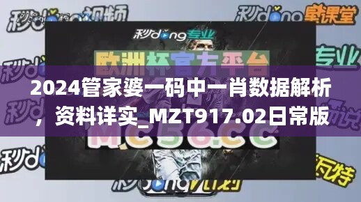 2024管家婆一码中一肖数据解析，资料详实_MZT917.02日常版