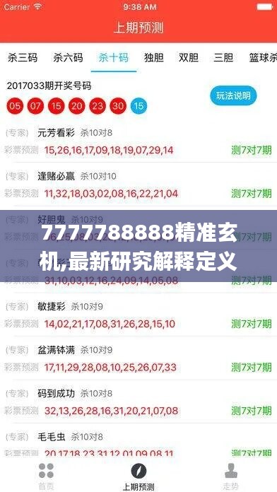 7777788888精准玄机,最新研究解释定义_策展版LAO934.75