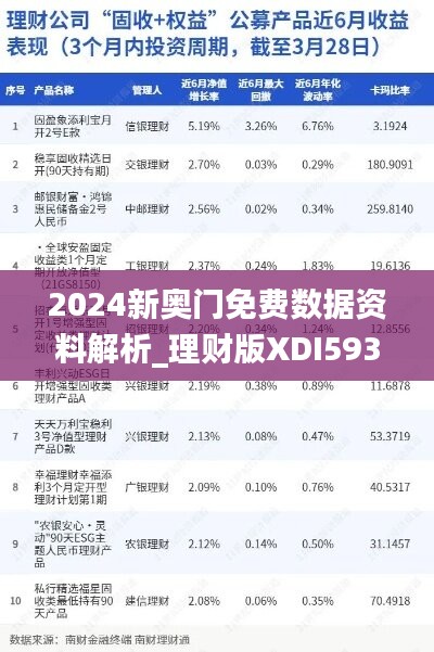 2024新奥门免费数据资料解析_理财版XDI593.76