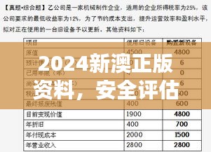 2024新澳正版资料，安全评估策略标准版NYW787.47