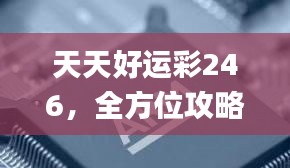 天天好运彩246，全方位攻略解析_ARM798.11魔力版