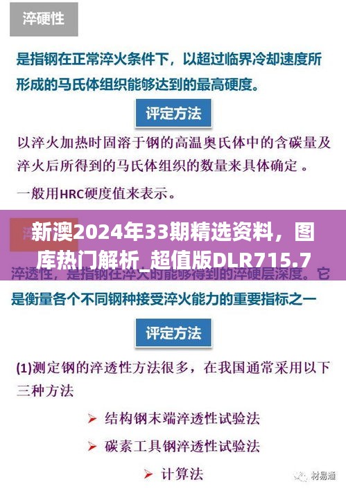 新澳2024年33期精选资料，图库热门解析_超值版DLR715.71