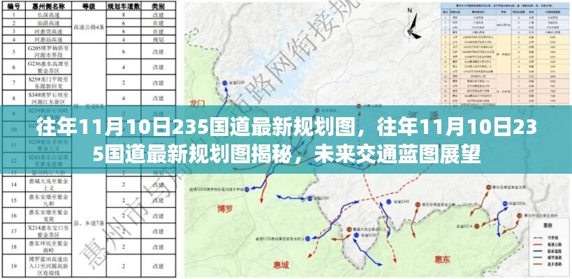 揭秘，往年11月10日235国道最新规划图，展望未来的交通蓝图