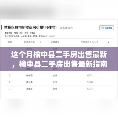 榆中县二手房出售最新指南，本月教你完成出售任务