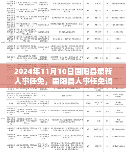 固阳县人事任免调整深度解析与观点碰撞，最新人事任免一览（2024年11月10日）