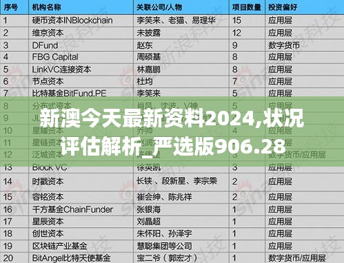 新澳今天最新资料2024,状况评估解析_严选版906.28