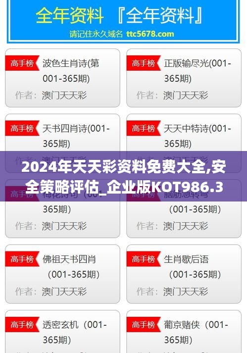 2024年天天彩资料免费大全,安全策略评估_企业版KOT986.36