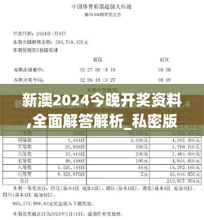 新澳2024今晚开奖资料,全面解答解析_私密版XRS256.48