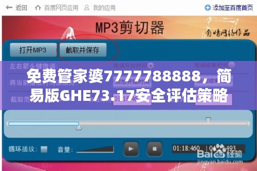 免费管家婆7777788888，简易版GHE73.17安全评估策略