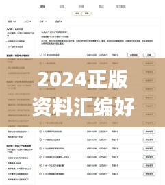 2024正版资料汇编好彩网，高效解题指南_VAS536.38速成版