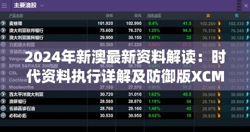 2024年新澳最新资料解读：时代资料执行详解及防御版XCM75.49剖析