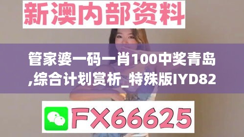 管家婆一码一肖100中奖青岛,综合计划赏析_特殊版IYD820.91