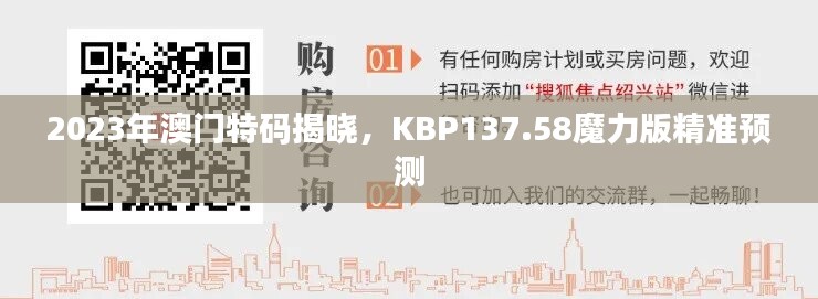 2023年澳门特码揭晓，KBP137.58魔力版精准预测