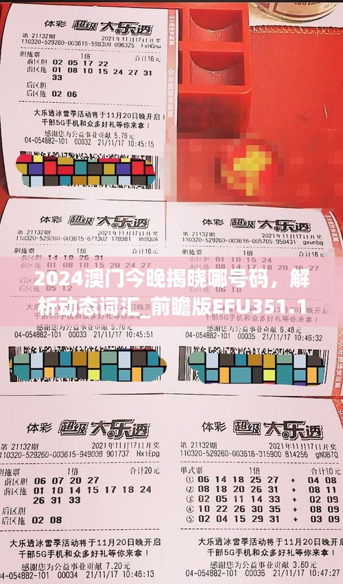 2024澳门今晚揭晓哪号码，解析动态词汇_前瞻版EFU351.15