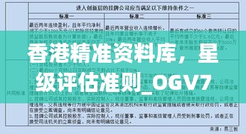 香港精准资料库，星级评估准则_OGV70.78明星版