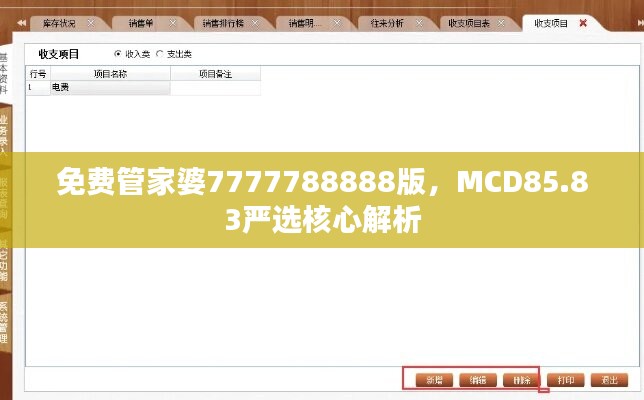 免费管家婆7777788888版，MCD85.83严选核心解析