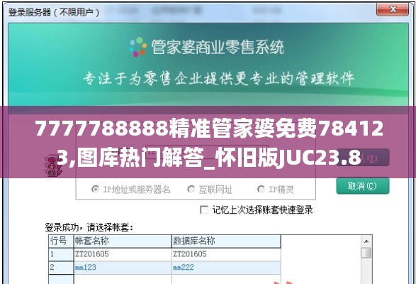 7777788888精准管家婆免费784123,图库热门解答_怀旧版JUC23.8