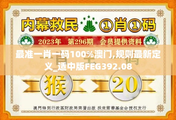 最准一肖一码100%澳门,规则最新定义_适中版FEG392.08