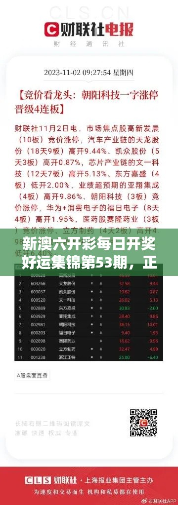 新澳六开彩每日开奖好运集锦第53期，正品详释与定义更新版BXE220.71