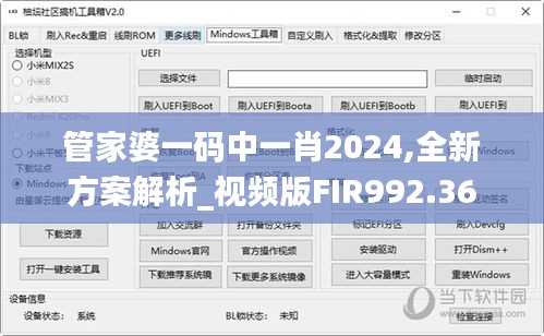 管家婆一码中一肖2024,全新方案解析_视频版FIR992.36