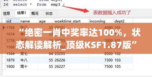 “绝密一肖中奖率达100%，状态解读解析_顶级KSF1.87版”