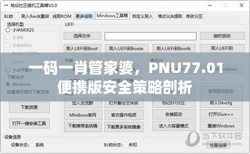 一码一肖管家婆，PNU77.01便携版安全策略剖析