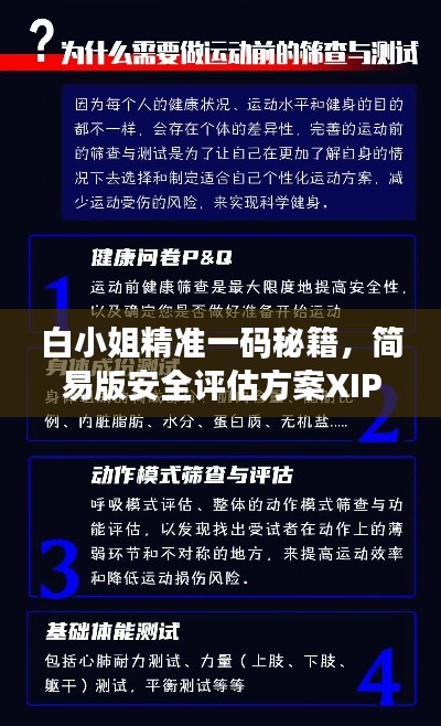 白小姐精准一码秘籍，简易版安全评估方案XIP605.14