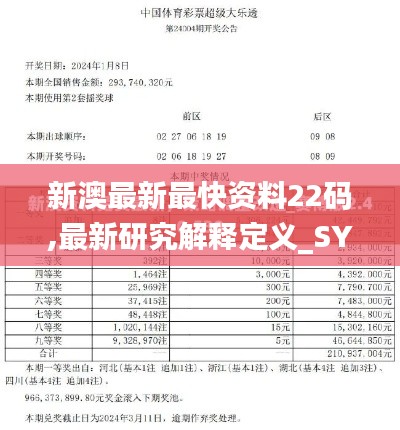 新澳最新最快资料22码,最新研究解释定义_SYB670.71分神