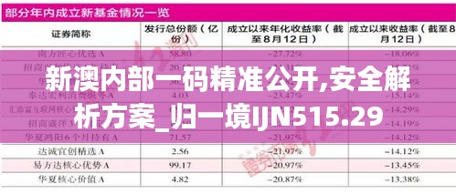 新澳内部一码精准公开,安全解析方案_归一境IJN515.29