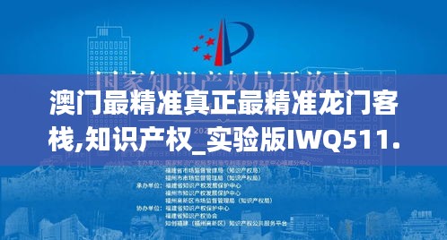 澳门最精准真正最精准龙门客栈,知识产权_实验版IWQ511.19