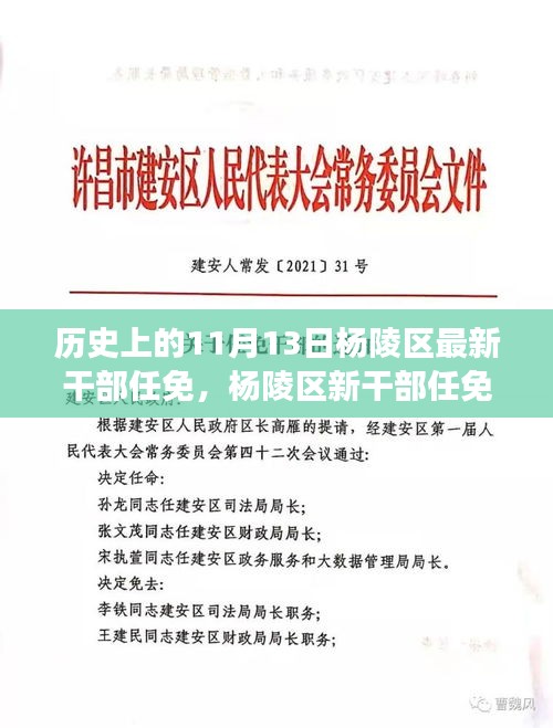 杨陵区干部任免见证历史变革与自我超越，学习赋予自信与力量