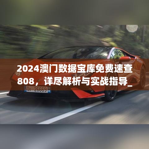 2024澳门数据宝库免费速查808，详尽解析与实战指导_RYA47.385版