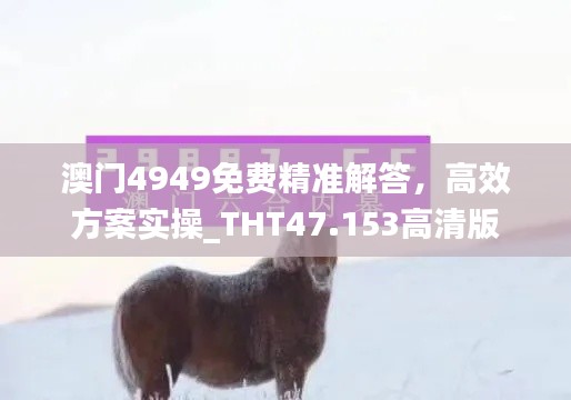 澳门4949免费精准解答，高效方案实操_THT47.153高清版