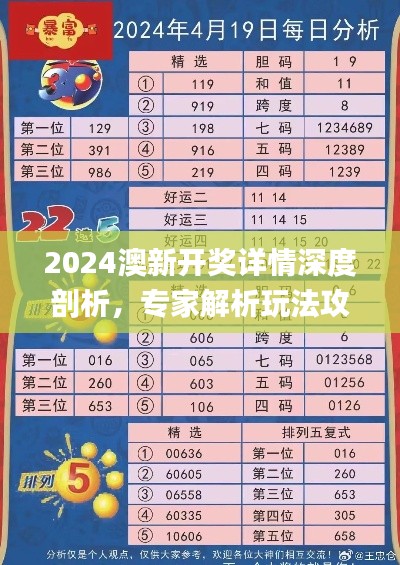 2024澳新开奖详情深度剖析，专家解析玩法攻略_IBA62.590体验版