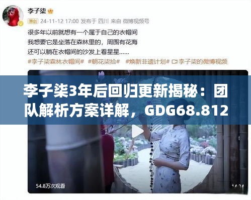 李子柒3年后回归更新揭秘：团队解析方案详解，GDG68.812仿真版全析