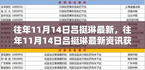 往年11月14日吕挺琳最新资讯，获取指南适用于初学者与进阶用户