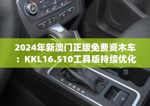 2024年新澳门正版免费资木车：KKL16.510工具版持续优化策略