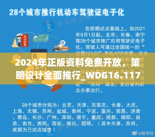 2024年正版资料免费开放，策略设计全面推行_WDG16.117通行证版